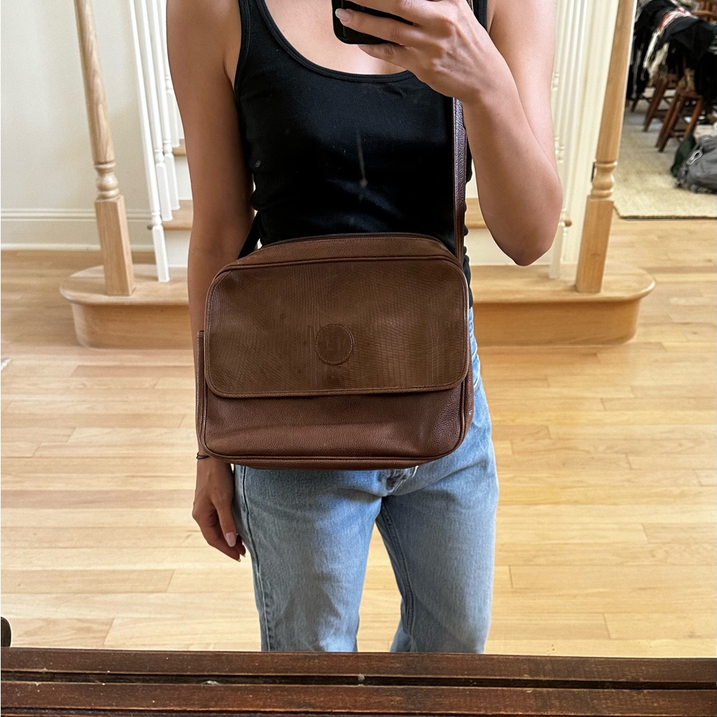 Authentic Vintage Fendi Leather Crossbody